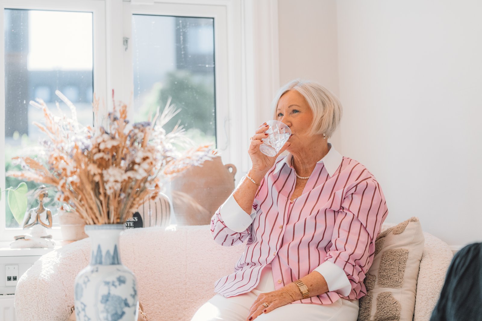 Lounge med kaffe hos VIDA